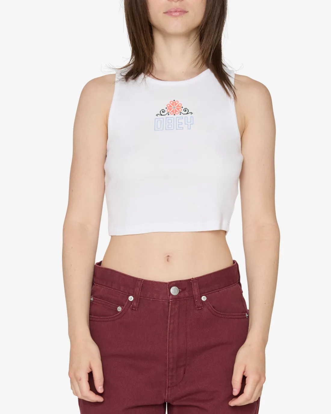 cross_stitch_rib_tank_2.webp CROSS STITCH RIB TANK*OBEY Clothing Cheap