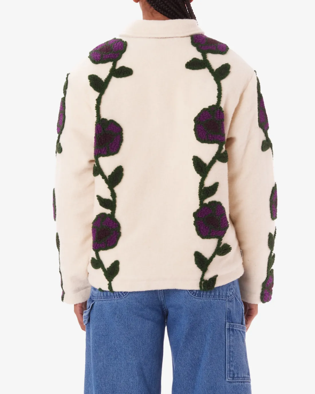 fields_jacquard_sherpa_jacket_6.webp FIELDS JACQUARD SHERPA JACKET*OBEY Clothing Fashion