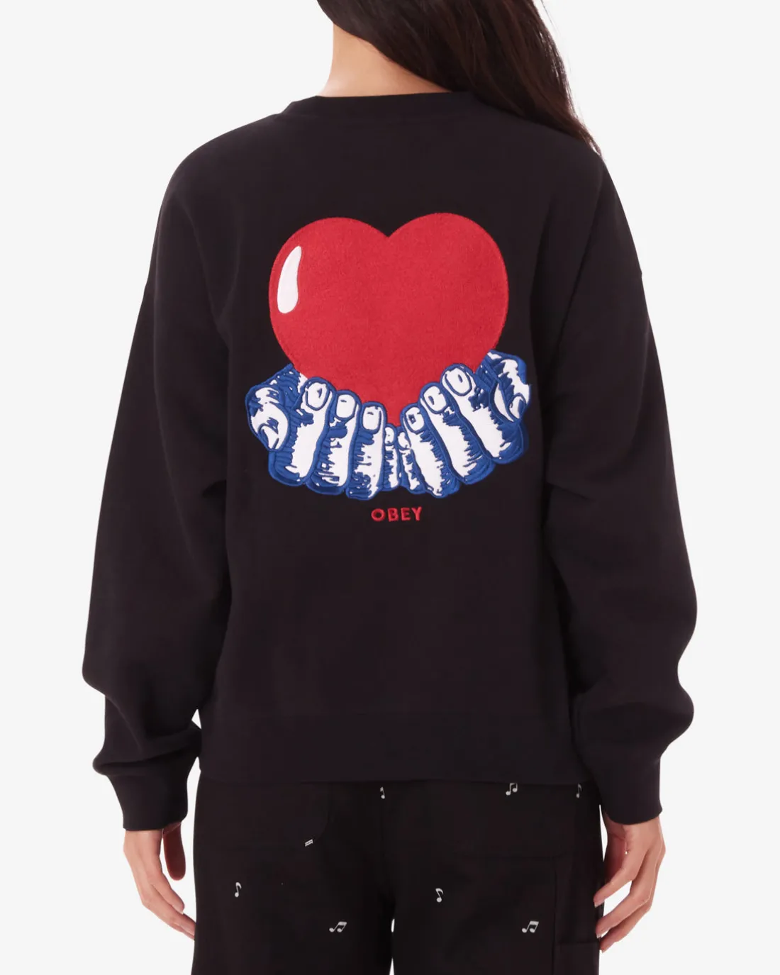 heart_crewneck_2.webp HEART CREWNECK*OBEY Clothing Outlet