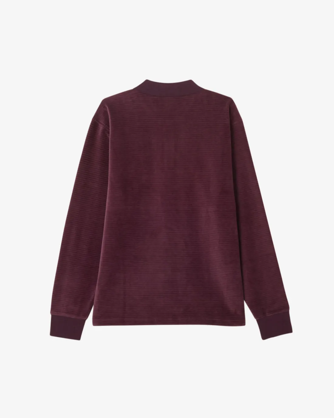 loop_velour_ls_polo_3.webp LOOP VELOUR LS POLO*OBEY Clothing New