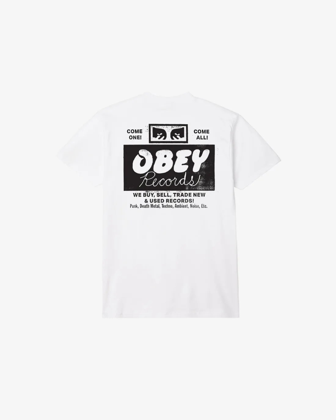 OBEY RECORDS BUY, SELL, TRADE CLASSIC T-SHIRT*OBEY Clothing Outlet