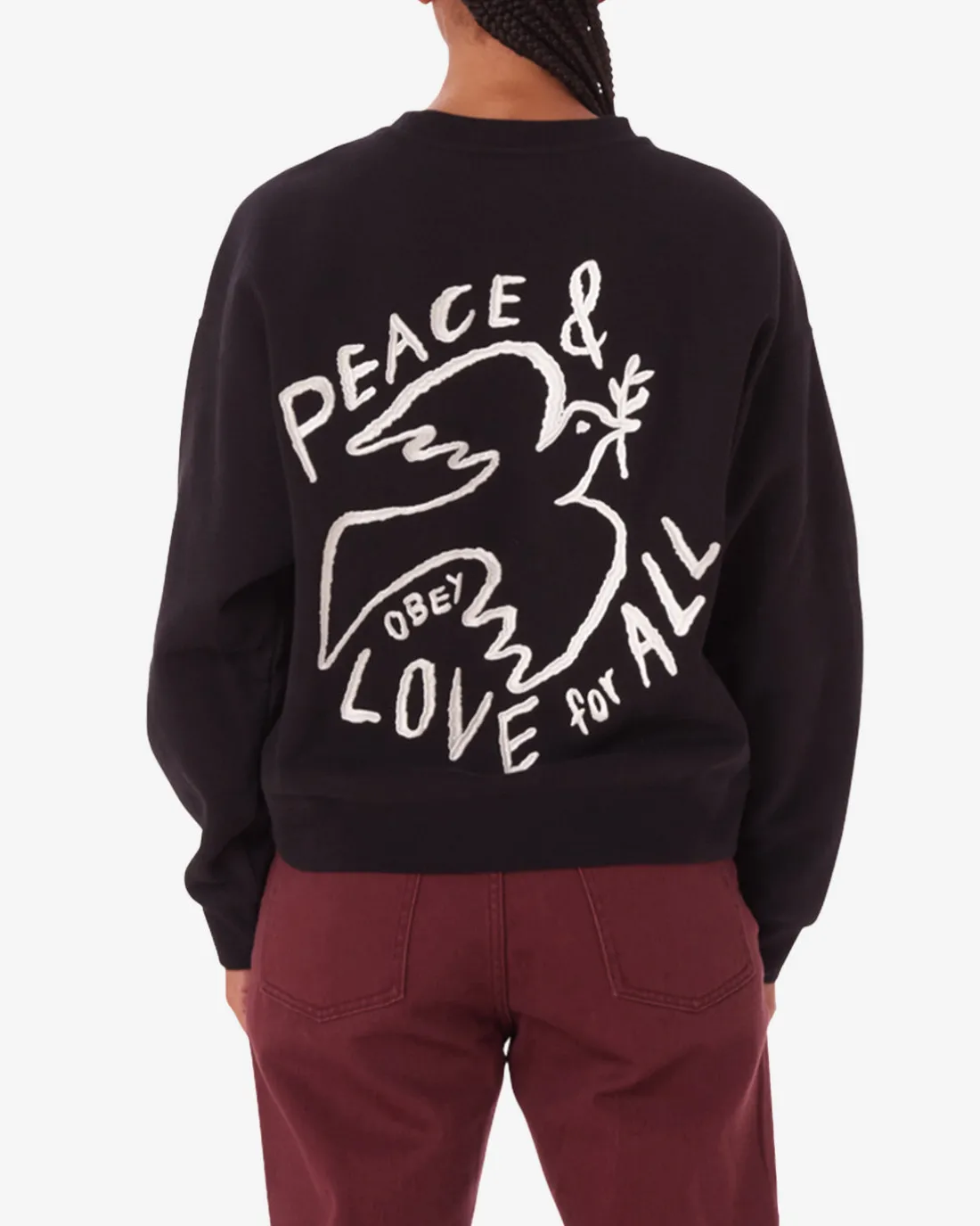 peace_dove_crewneck_2.webp PEACE DOVE CREWNECK*OBEY Clothing Outlet