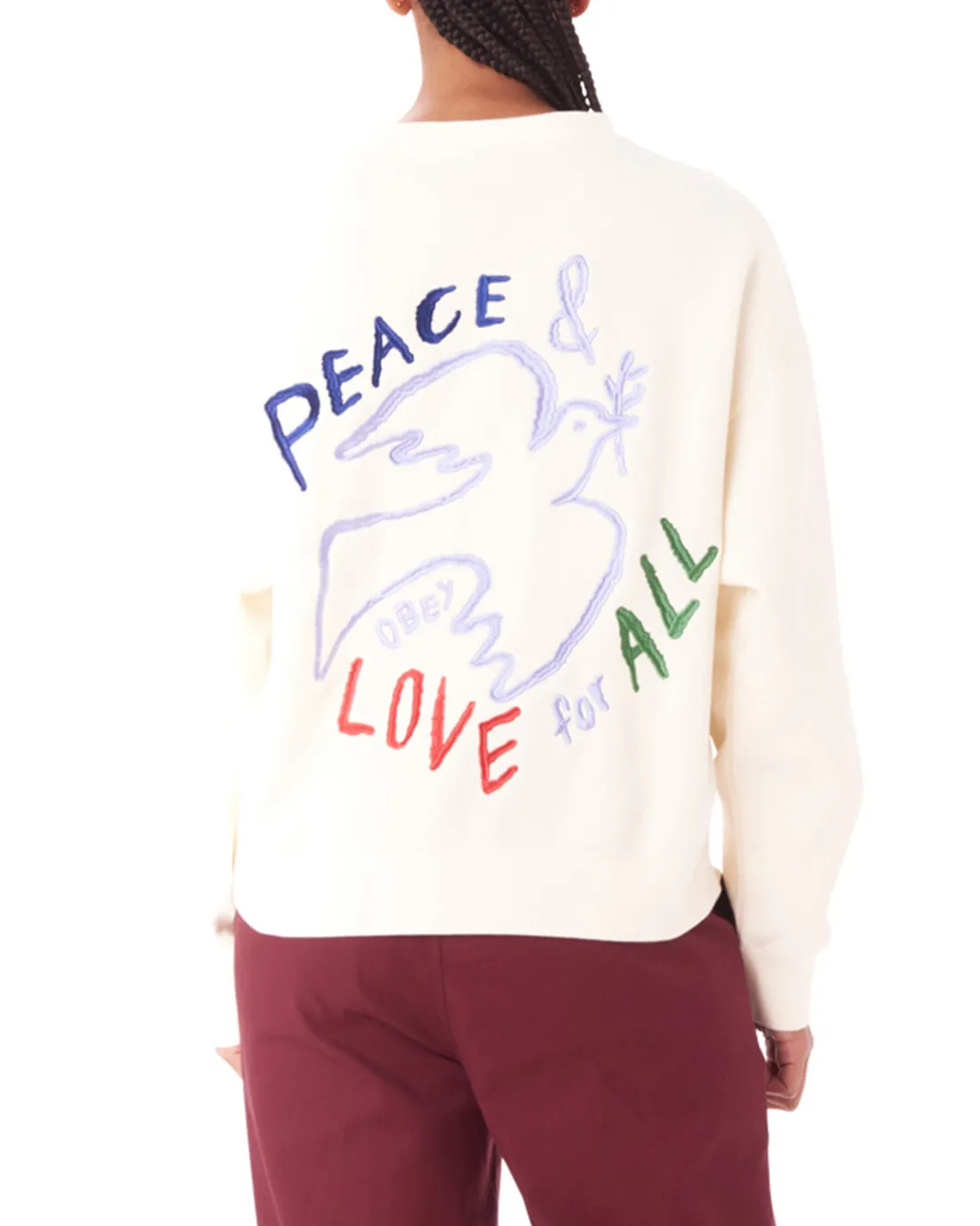 peace_dove_crewneck_6.webp PEACE DOVE CREWNECK*OBEY Clothing Outlet