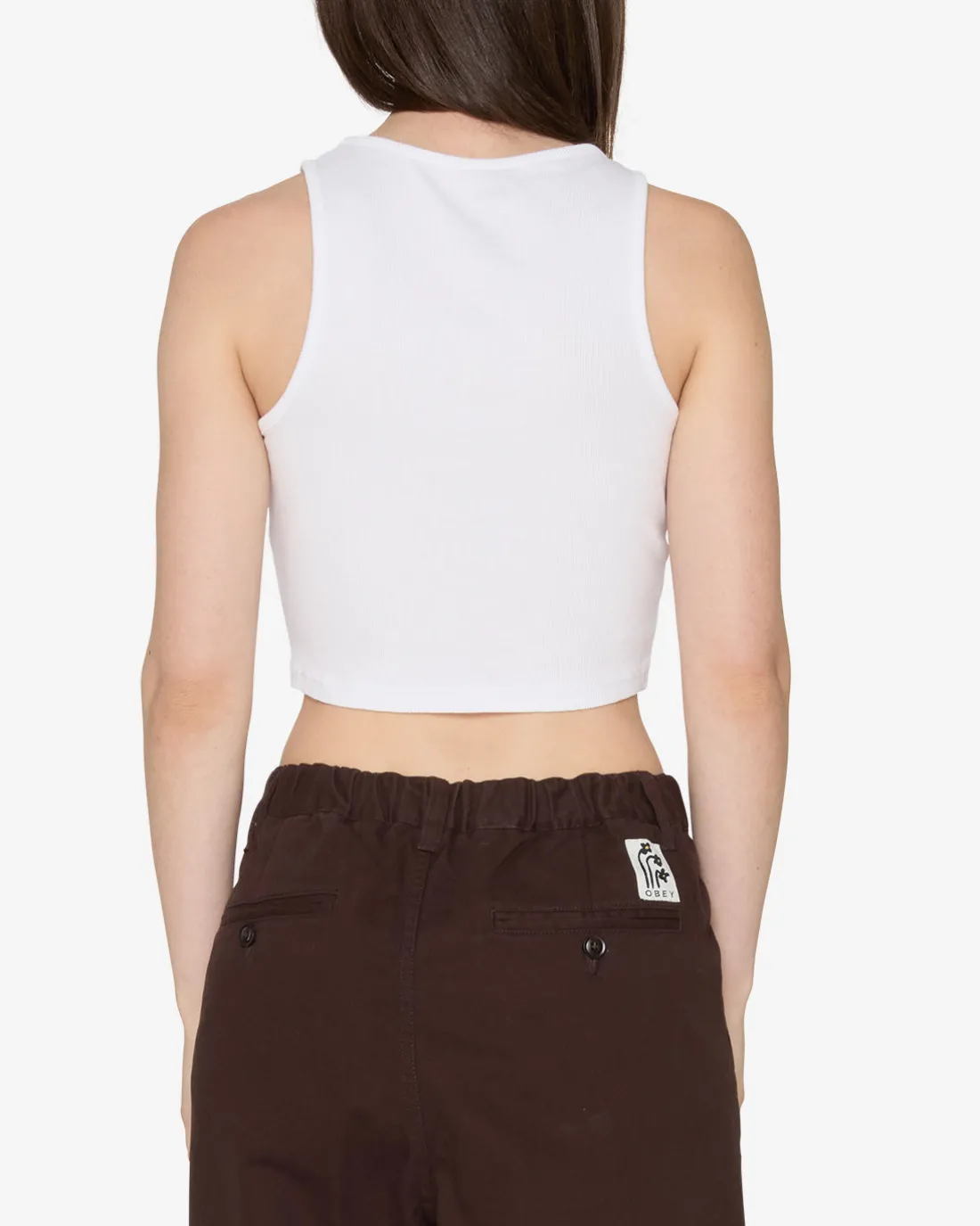 RECORDS TAG RIB TANK*OBEY Clothing Cheap